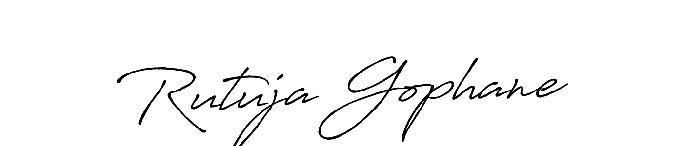 if you are searching for the best signature style for your name Rutuja Gophane. so please give up your signature search. here we have designed multiple signature styles  using Antro_Vectra_Bolder. Rutuja Gophane signature style 7 images and pictures png