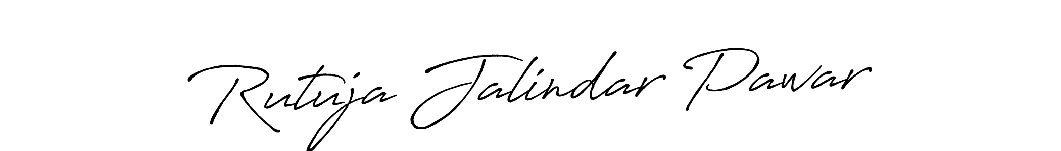 You should practise on your own different ways (Antro_Vectra_Bolder) to write your name (Rutuja Jalindar Pawar) in signature. don't let someone else do it for you. Rutuja Jalindar Pawar signature style 7 images and pictures png