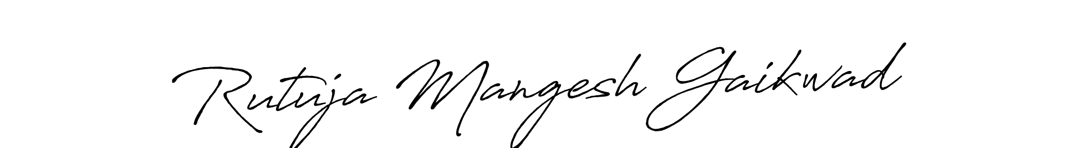 How to make Rutuja Mangesh Gaikwad signature? Antro_Vectra_Bolder is a professional autograph style. Create handwritten signature for Rutuja Mangesh Gaikwad name. Rutuja Mangesh Gaikwad signature style 7 images and pictures png