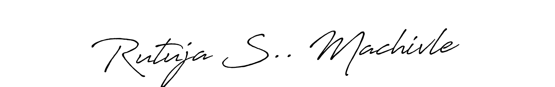 Check out images of Autograph of Rutuja S.. Machivle name. Actor Rutuja S.. Machivle Signature Style. Antro_Vectra_Bolder is a professional sign style online. Rutuja S.. Machivle signature style 7 images and pictures png