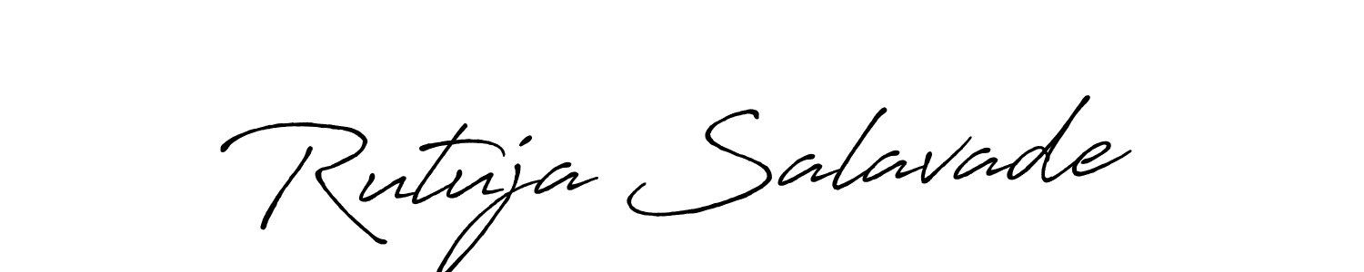Make a beautiful signature design for name Rutuja Salavade. Use this online signature maker to create a handwritten signature for free. Rutuja Salavade signature style 7 images and pictures png