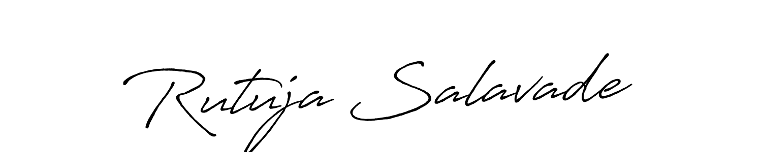 You should practise on your own different ways (Antro_Vectra_Bolder) to write your name (Rutuja Salavade) in signature. don't let someone else do it for you. Rutuja Salavade signature style 7 images and pictures png