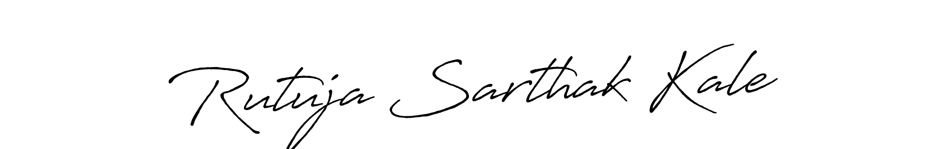 Also You can easily find your signature by using the search form. We will create Rutuja Sarthak Kale name handwritten signature images for you free of cost using Antro_Vectra_Bolder sign style. Rutuja Sarthak Kale signature style 7 images and pictures png