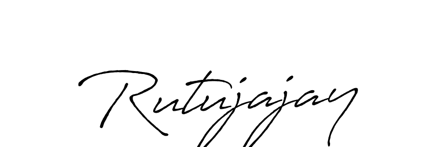 Once you've used our free online signature maker to create your best signature Antro_Vectra_Bolder style, it's time to enjoy all of the benefits that Rutujajay name signing documents. Rutujajay signature style 7 images and pictures png