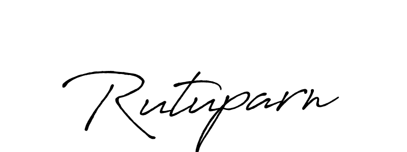 Design your own signature with our free online signature maker. With this signature software, you can create a handwritten (Antro_Vectra_Bolder) signature for name Rutuparn. Rutuparn signature style 7 images and pictures png