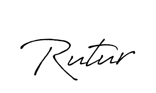 The best way (Antro_Vectra_Bolder) to make a short signature is to pick only two or three words in your name. The name Rutur include a total of six letters. For converting this name. Rutur signature style 7 images and pictures png