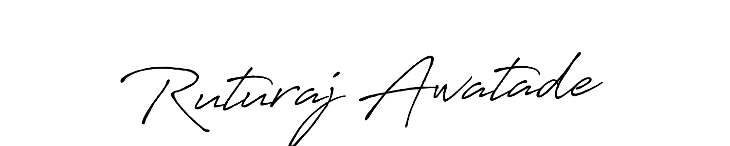 You should practise on your own different ways (Antro_Vectra_Bolder) to write your name (Ruturaj Awatade) in signature. don't let someone else do it for you. Ruturaj Awatade signature style 7 images and pictures png