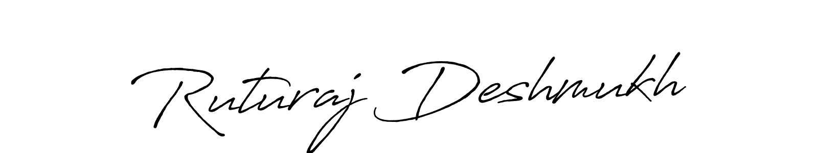 Make a beautiful signature design for name Ruturaj Deshmukh. Use this online signature maker to create a handwritten signature for free. Ruturaj Deshmukh signature style 7 images and pictures png