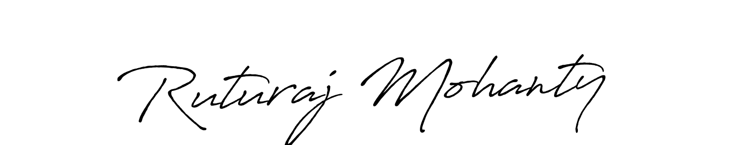 How to Draw Ruturaj Mohanty signature style? Antro_Vectra_Bolder is a latest design signature styles for name Ruturaj Mohanty. Ruturaj Mohanty signature style 7 images and pictures png