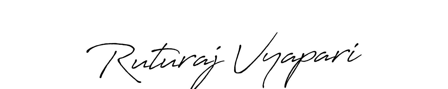 Antro_Vectra_Bolder is a professional signature style that is perfect for those who want to add a touch of class to their signature. It is also a great choice for those who want to make their signature more unique. Get Ruturaj Vyapari name to fancy signature for free. Ruturaj Vyapari signature style 7 images and pictures png