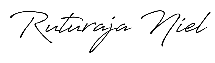 This is the best signature style for the Ruturaja Niel name. Also you like these signature font (Antro_Vectra_Bolder). Mix name signature. Ruturaja Niel signature style 7 images and pictures png