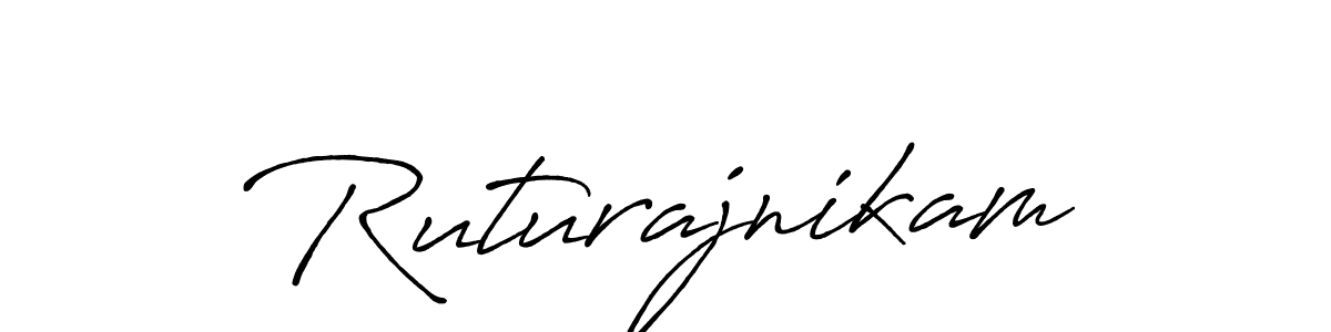 Make a beautiful signature design for name Ruturajnikam. With this signature (Antro_Vectra_Bolder) style, you can create a handwritten signature for free. Ruturajnikam signature style 7 images and pictures png