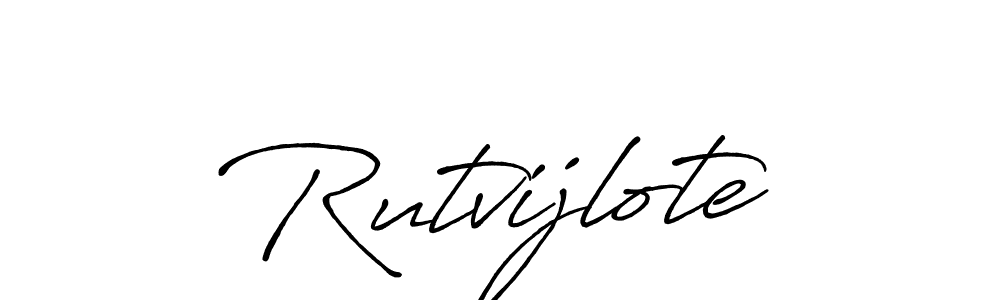 Best and Professional Signature Style for Rutvijlote. Antro_Vectra_Bolder Best Signature Style Collection. Rutvijlote signature style 7 images and pictures png