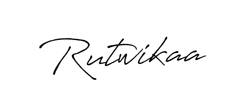 How to make Rutwikaa signature? Antro_Vectra_Bolder is a professional autograph style. Create handwritten signature for Rutwikaa name. Rutwikaa signature style 7 images and pictures png