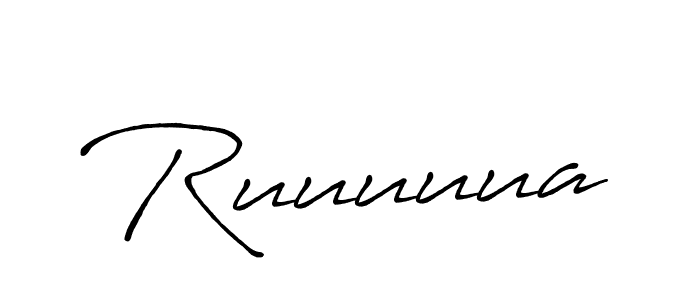 You should practise on your own different ways (Antro_Vectra_Bolder) to write your name (Ruuuuua) in signature. don't let someone else do it for you. Ruuuuua signature style 7 images and pictures png