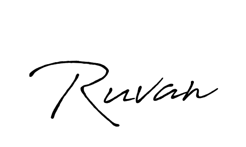 Make a beautiful signature design for name Ruvan. Use this online signature maker to create a handwritten signature for free. Ruvan signature style 7 images and pictures png