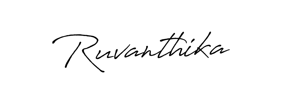 Create a beautiful signature design for name Ruvanthika. With this signature (Antro_Vectra_Bolder) fonts, you can make a handwritten signature for free. Ruvanthika signature style 7 images and pictures png