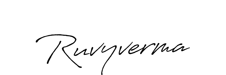 Make a short Ruvyverma signature style. Manage your documents anywhere anytime using Antro_Vectra_Bolder. Create and add eSignatures, submit forms, share and send files easily. Ruvyverma signature style 7 images and pictures png