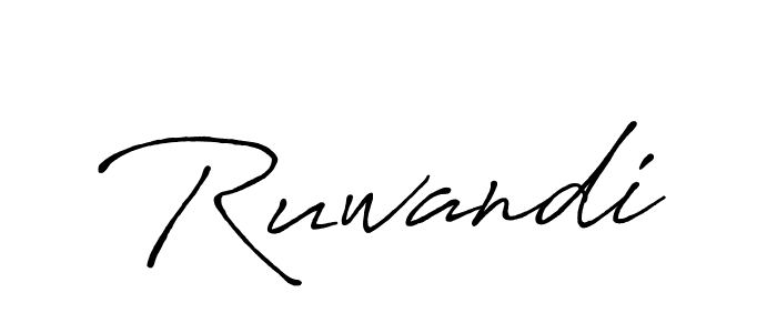 Create a beautiful signature design for name Ruwandi. With this signature (Antro_Vectra_Bolder) fonts, you can make a handwritten signature for free. Ruwandi signature style 7 images and pictures png