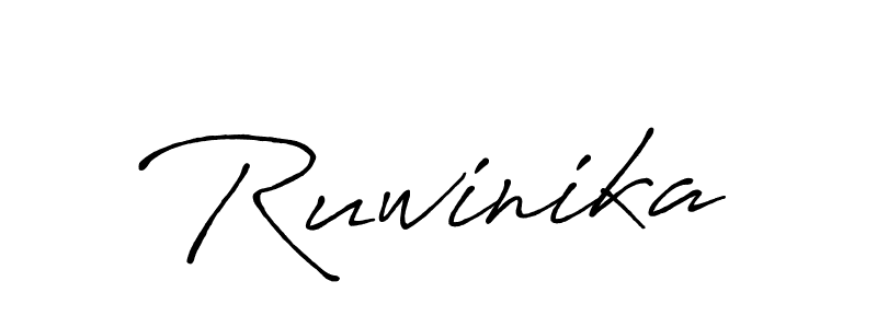 The best way (Antro_Vectra_Bolder) to make a short signature is to pick only two or three words in your name. The name Ruwinika include a total of six letters. For converting this name. Ruwinika signature style 7 images and pictures png