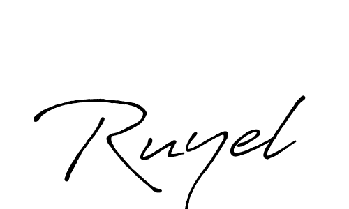 Antro_Vectra_Bolder is a professional signature style that is perfect for those who want to add a touch of class to their signature. It is also a great choice for those who want to make their signature more unique. Get Ruyel name to fancy signature for free. Ruyel signature style 7 images and pictures png