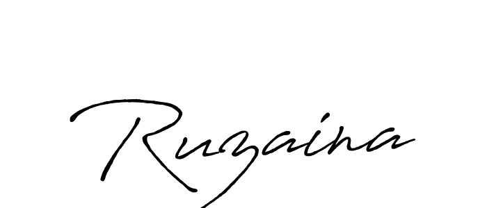 The best way (Antro_Vectra_Bolder) to make a short signature is to pick only two or three words in your name. The name Ruzaina include a total of six letters. For converting this name. Ruzaina signature style 7 images and pictures png