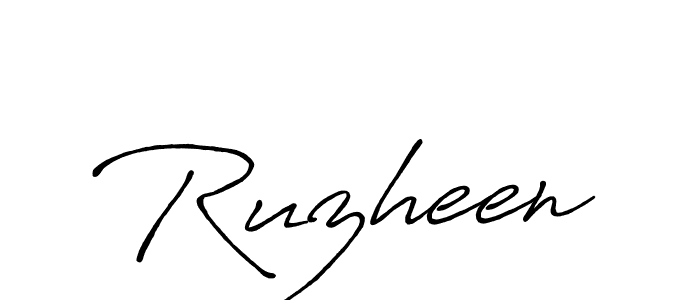 Also You can easily find your signature by using the search form. We will create Ruzheen name handwritten signature images for you free of cost using Antro_Vectra_Bolder sign style. Ruzheen signature style 7 images and pictures png