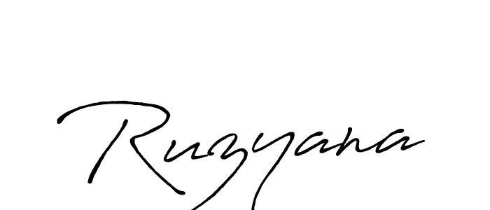 It looks lik you need a new signature style for name Ruzyana. Design unique handwritten (Antro_Vectra_Bolder) signature with our free signature maker in just a few clicks. Ruzyana signature style 7 images and pictures png