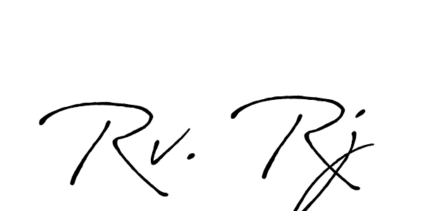 Similarly Antro_Vectra_Bolder is the best handwritten signature design. Signature creator online .You can use it as an online autograph creator for name Rv. Rj. Rv. Rj signature style 7 images and pictures png