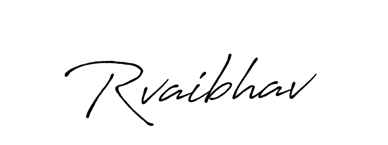 You should practise on your own different ways (Antro_Vectra_Bolder) to write your name (Rvaibhav) in signature. don't let someone else do it for you. Rvaibhav signature style 7 images and pictures png