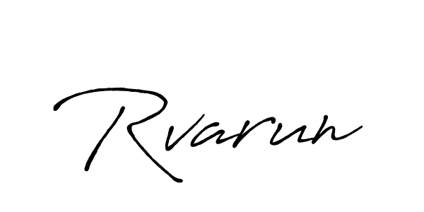 Similarly Antro_Vectra_Bolder is the best handwritten signature design. Signature creator online .You can use it as an online autograph creator for name Rvarun. Rvarun signature style 7 images and pictures png