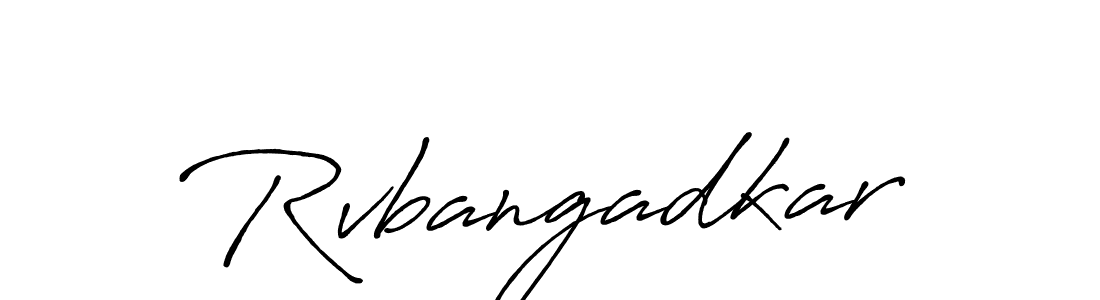 Best and Professional Signature Style for Rvbangadkar. Antro_Vectra_Bolder Best Signature Style Collection. Rvbangadkar signature style 7 images and pictures png