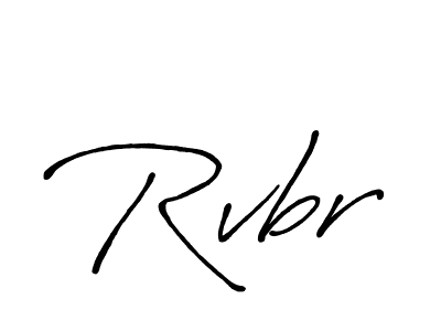 Create a beautiful signature design for name Rvbr. With this signature (Antro_Vectra_Bolder) fonts, you can make a handwritten signature for free. Rvbr signature style 7 images and pictures png