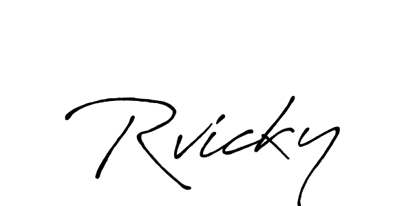 This is the best signature style for the Rvicky name. Also you like these signature font (Antro_Vectra_Bolder). Mix name signature. Rvicky signature style 7 images and pictures png