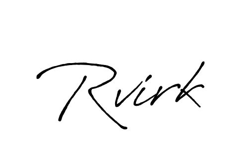 Antro_Vectra_Bolder is a professional signature style that is perfect for those who want to add a touch of class to their signature. It is also a great choice for those who want to make their signature more unique. Get Rvirk name to fancy signature for free. Rvirk signature style 7 images and pictures png