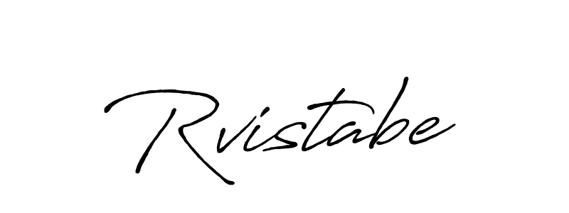 Rvistabe stylish signature style. Best Handwritten Sign (Antro_Vectra_Bolder) for my name. Handwritten Signature Collection Ideas for my name Rvistabe. Rvistabe signature style 7 images and pictures png