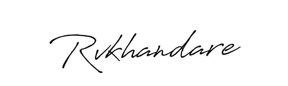 Here are the top 10 professional signature styles for the name Rvkhandare. These are the best autograph styles you can use for your name. Rvkhandare signature style 7 images and pictures png