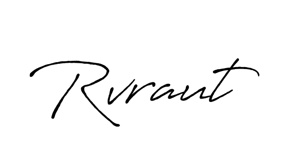 Rvraut stylish signature style. Best Handwritten Sign (Antro_Vectra_Bolder) for my name. Handwritten Signature Collection Ideas for my name Rvraut. Rvraut signature style 7 images and pictures png