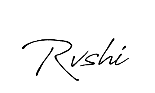 Design your own signature with our free online signature maker. With this signature software, you can create a handwritten (Antro_Vectra_Bolder) signature for name Rvshi. Rvshi signature style 7 images and pictures png