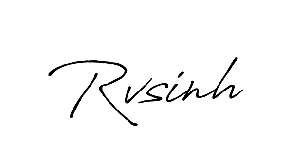 Create a beautiful signature design for name Rvsinh. With this signature (Antro_Vectra_Bolder) fonts, you can make a handwritten signature for free. Rvsinh signature style 7 images and pictures png