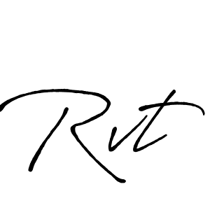 if you are searching for the best signature style for your name Rvt. so please give up your signature search. here we have designed multiple signature styles  using Antro_Vectra_Bolder. Rvt signature style 7 images and pictures png