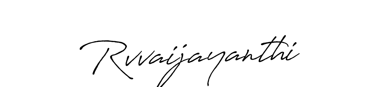 It looks lik you need a new signature style for name Rvvaijayanthi. Design unique handwritten (Antro_Vectra_Bolder) signature with our free signature maker in just a few clicks. Rvvaijayanthi signature style 7 images and pictures png