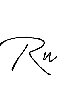 How to Draw Rw signature style? Antro_Vectra_Bolder is a latest design signature styles for name Rw. Rw signature style 7 images and pictures png
