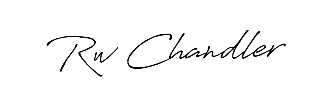 How to Draw Rw Chandler signature style? Antro_Vectra_Bolder is a latest design signature styles for name Rw Chandler. Rw Chandler signature style 7 images and pictures png