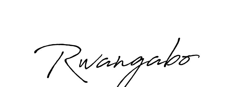 How to make Rwangabo name signature. Use Antro_Vectra_Bolder style for creating short signs online. This is the latest handwritten sign. Rwangabo signature style 7 images and pictures png