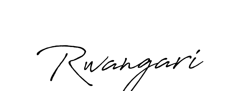 How to Draw Rwangari signature style? Antro_Vectra_Bolder is a latest design signature styles for name Rwangari. Rwangari signature style 7 images and pictures png