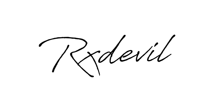 Antro_Vectra_Bolder is a professional signature style that is perfect for those who want to add a touch of class to their signature. It is also a great choice for those who want to make their signature more unique. Get Rxdevil name to fancy signature for free. Rxdevil signature style 7 images and pictures png