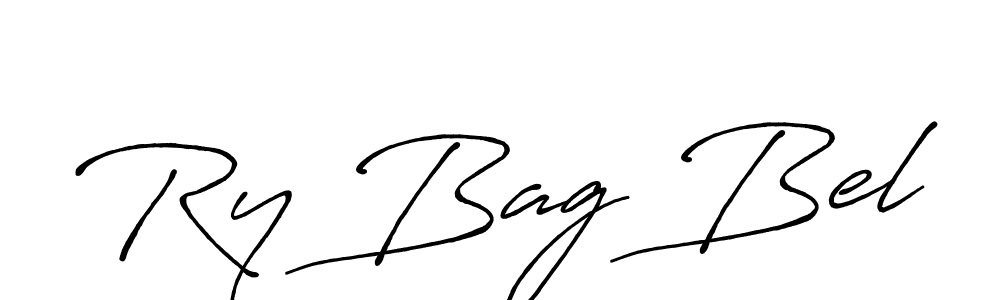 You should practise on your own different ways (Antro_Vectra_Bolder) to write your name (Ry Bag Bel) in signature. don't let someone else do it for you. Ry Bag Bel signature style 7 images and pictures png