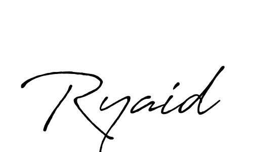 The best way (Antro_Vectra_Bolder) to make a short signature is to pick only two or three words in your name. The name Ryaid include a total of six letters. For converting this name. Ryaid signature style 7 images and pictures png