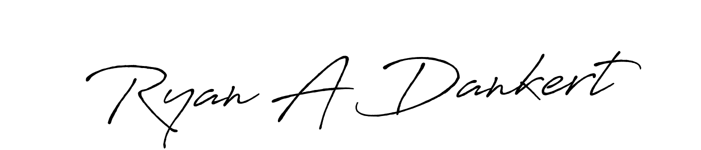 Make a beautiful signature design for name Ryan A Dankert. Use this online signature maker to create a handwritten signature for free. Ryan A Dankert signature style 7 images and pictures png